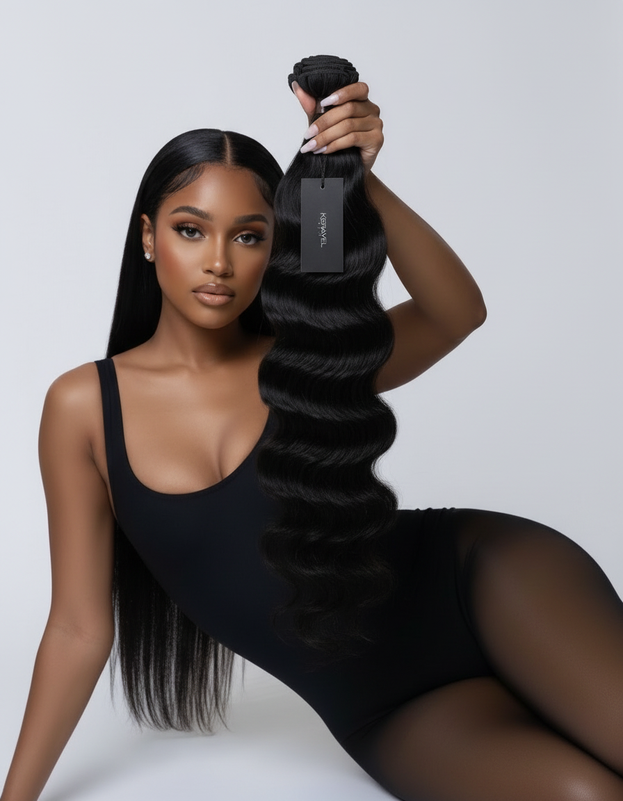 VIRGIN HAIR  – BUNDLES  | Densite 100GR| COULEUR NATURELLE