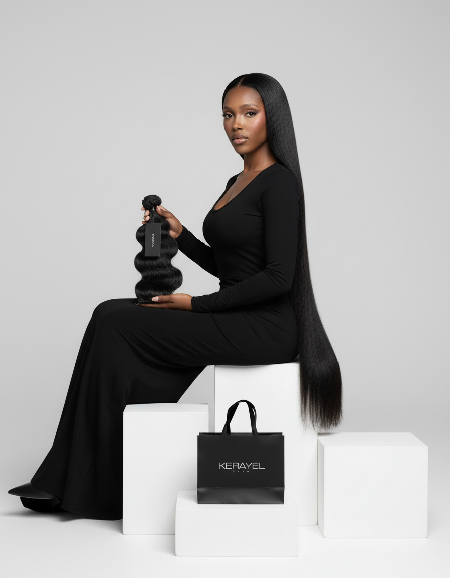 VIRGIN HAIR PRENIUM – BUNDLES  | Densite 100GR| COULEUR NATURELLE